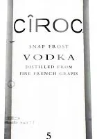 Vodka CIROC  40%  0.70 ml.