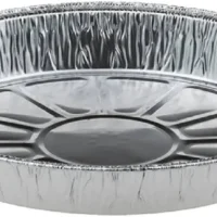 Alum. schaal rond 20cm 100stuk
